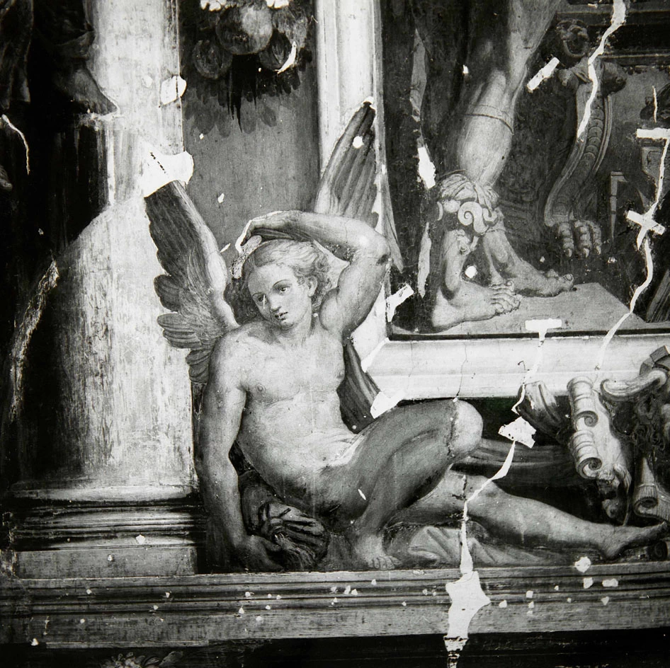 Perin del Vaga - Alessandro Magno pone in salvo gli scritti di Omero, Castel Sant'Angelo, Roma 8